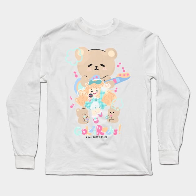 GoldiRocks and The Three Bears Long Sleeve T-Shirt by MoonbeansandRice